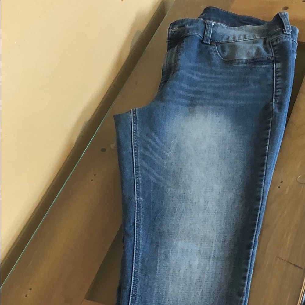 Women’s plus jeans.